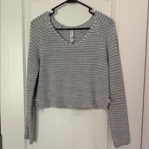 Aeropostale Gray Knit Sweater